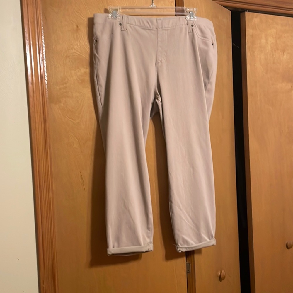 Stretch cropped pants